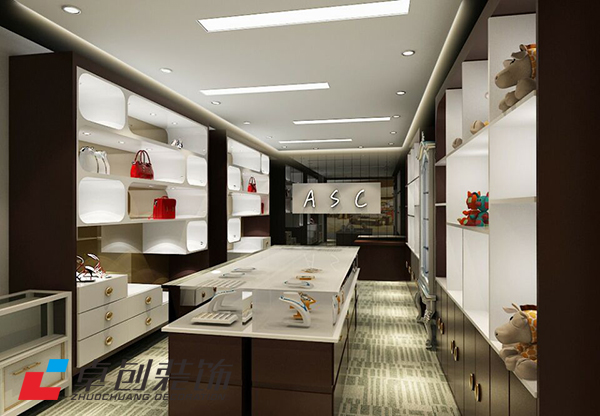 合肥步行街40平方包包精品專賣店裝修設(shè)計